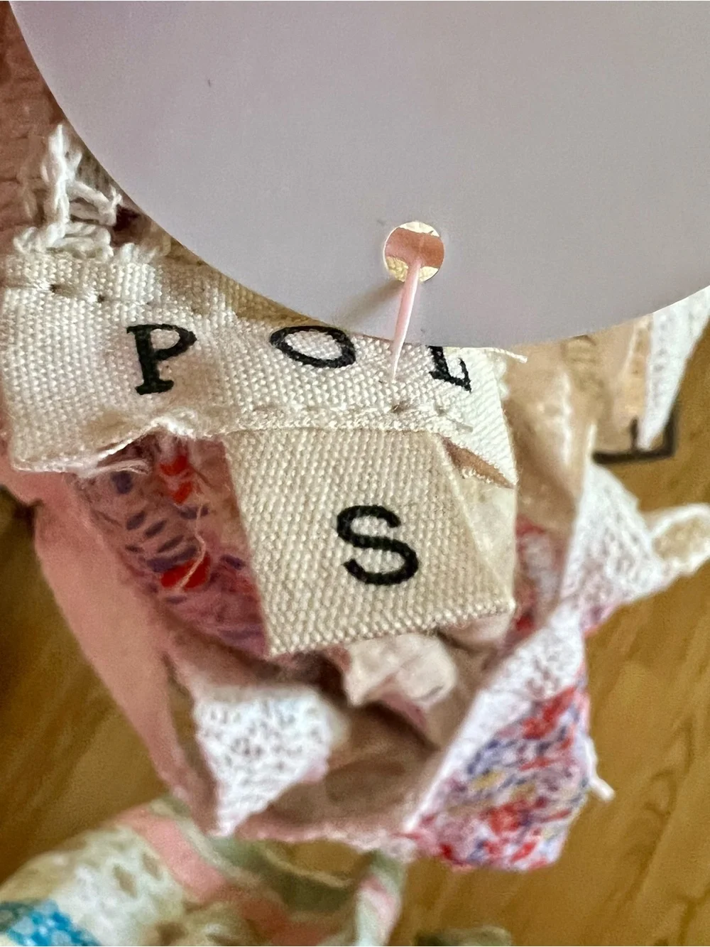 POL Patchwork Floral Mini Dress in White, Red, Green, Blue - Picture 2 of 5